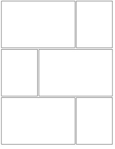 blank comic book page 2