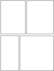 blank comic book page 3