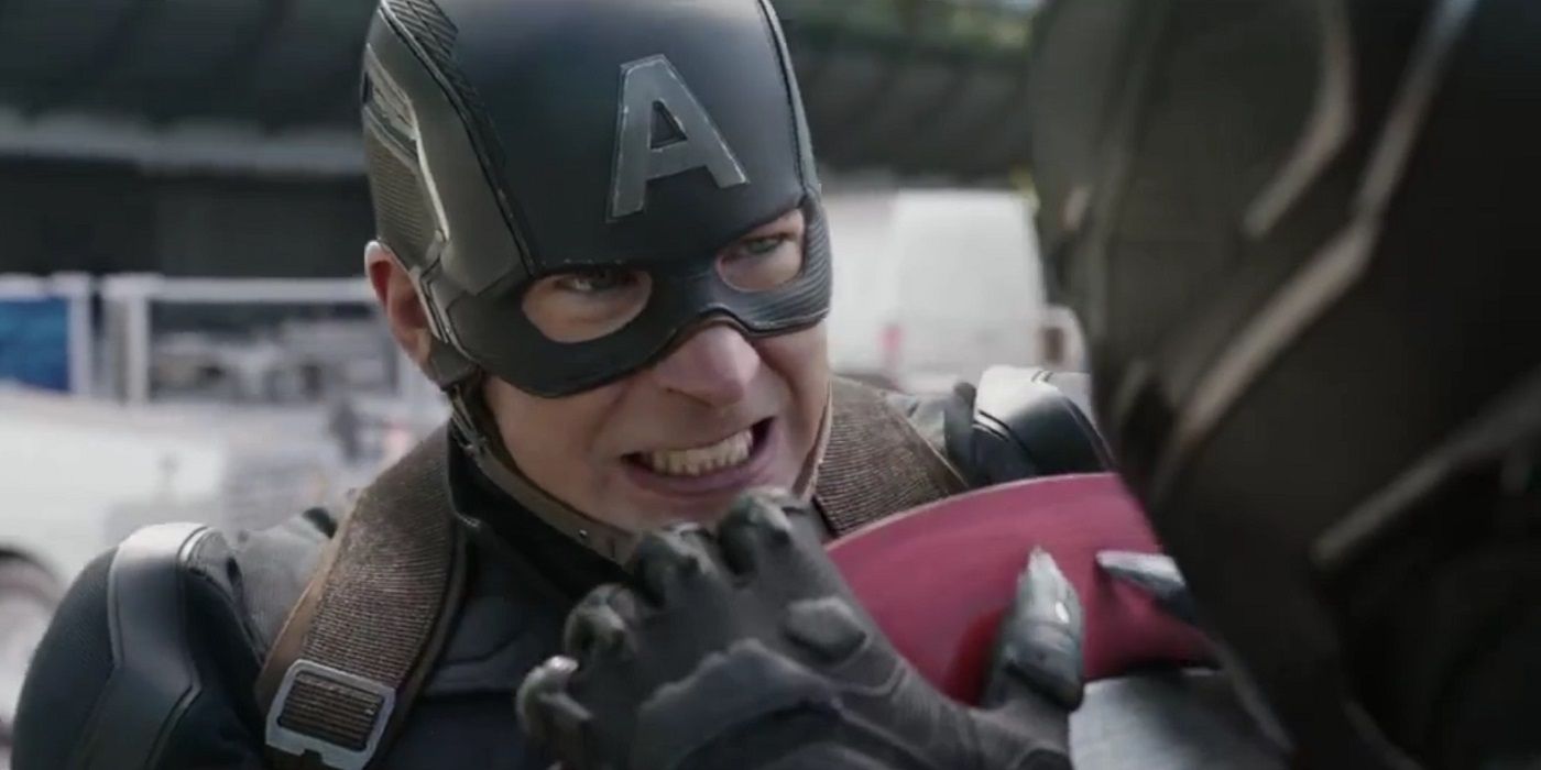 Captain America vs Black Panther fight in Civil War