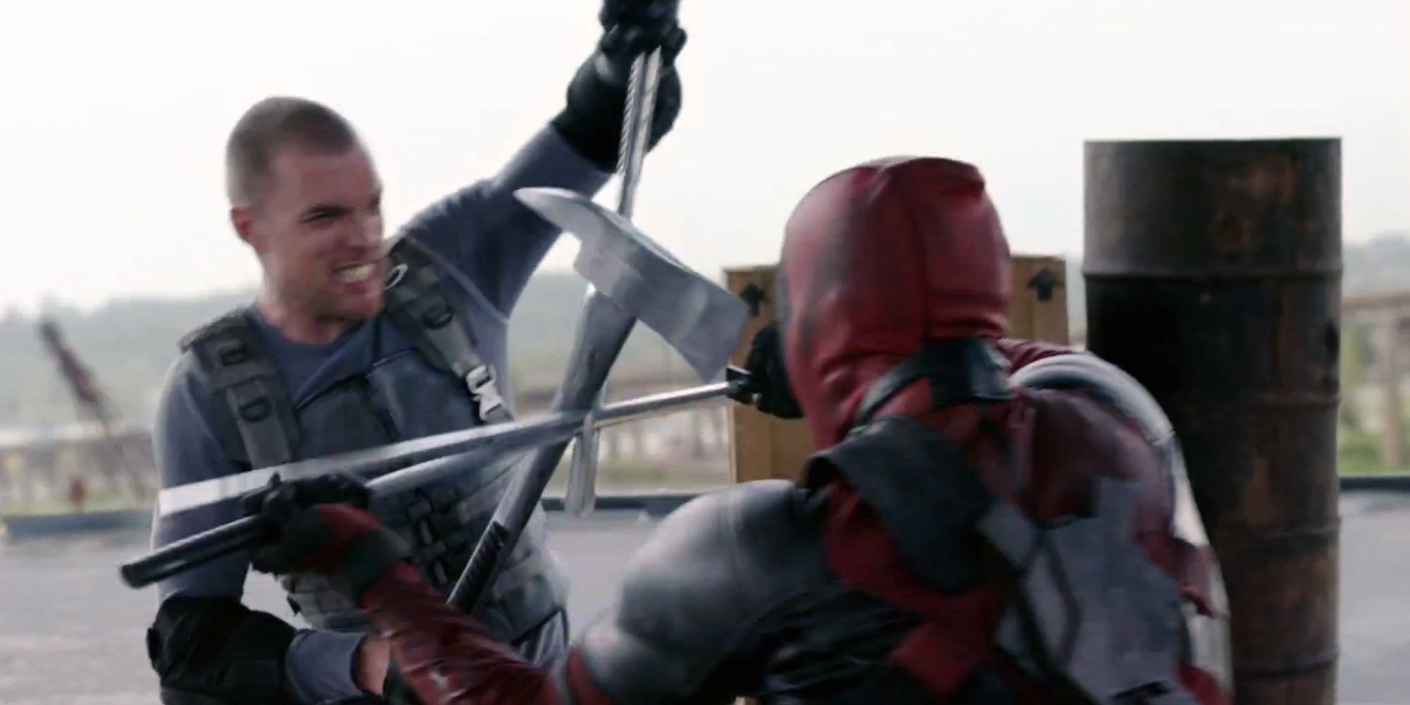 Ed Skrein as Ajax in Deadpool
