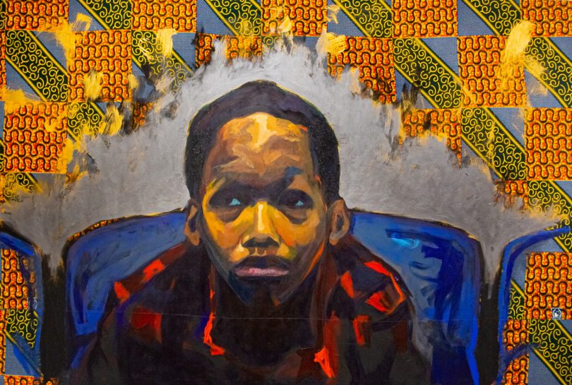 painting of Black boy