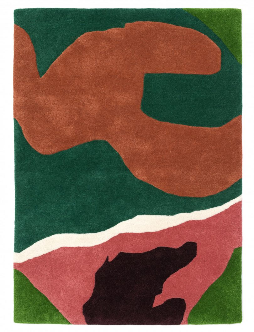 colorful abstract rug