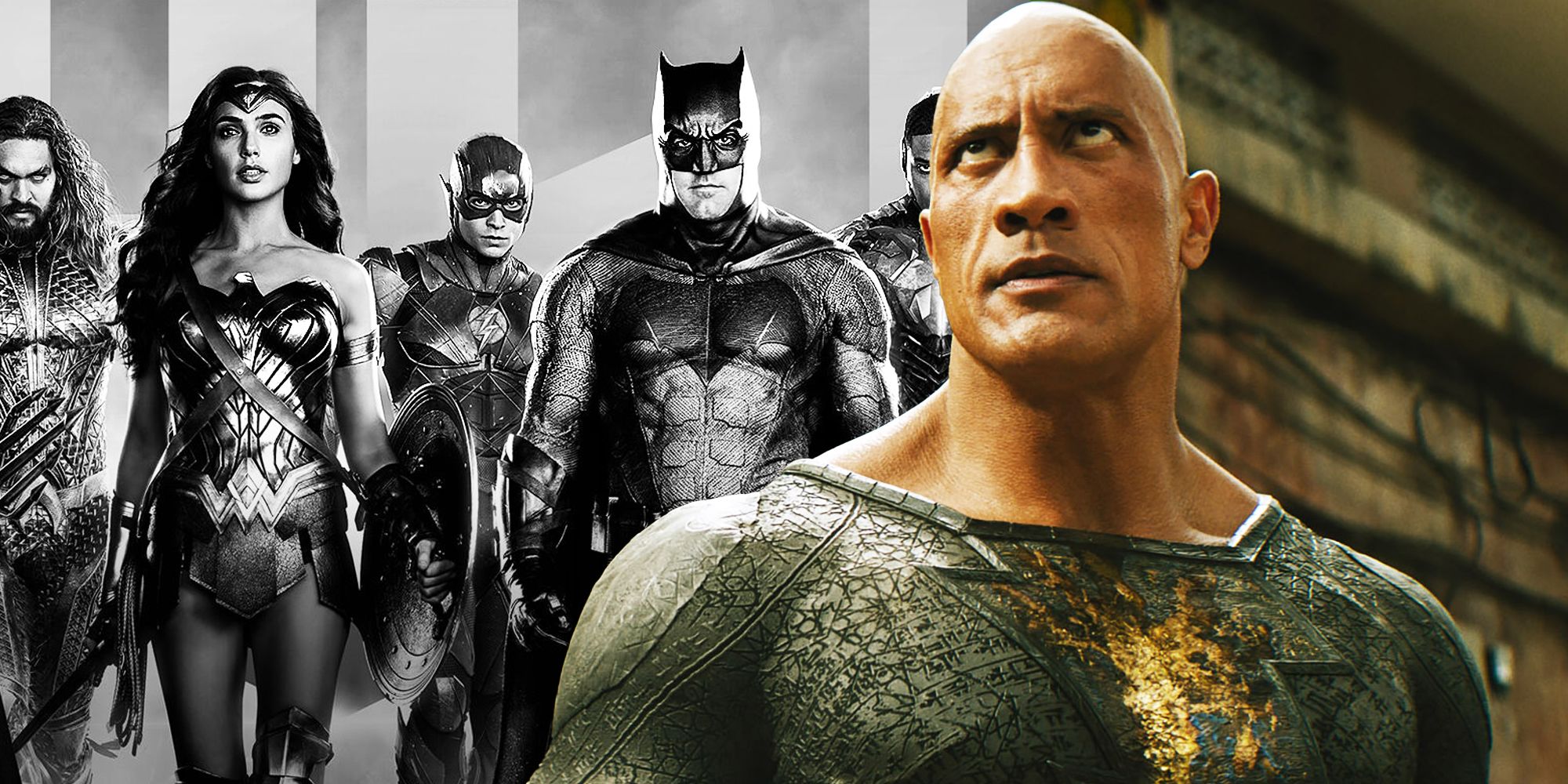 Black Adam and Zack Snyder's Justice League