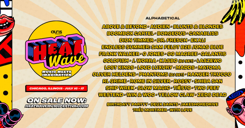 heatwave festival lineup 2022