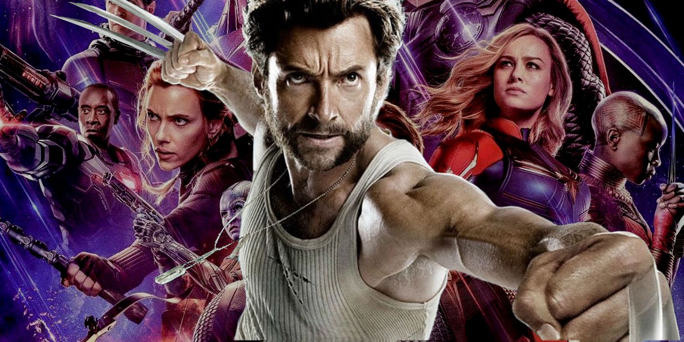Hugh Jackman's Wolverine Against Avengers Endgame Background