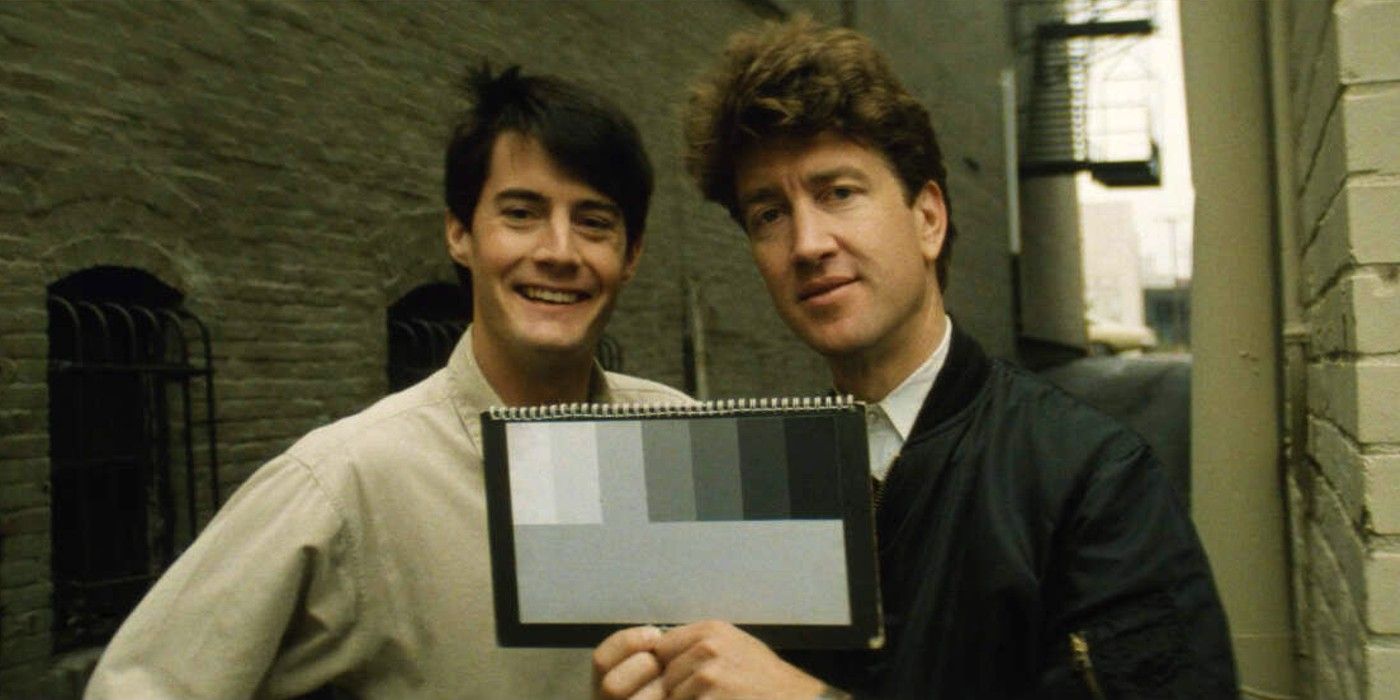 Kyle Maclachlan and David Lynch behind the scenes on Blue Velvet