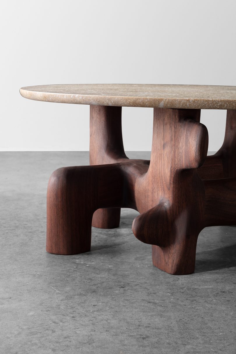 sculptural table