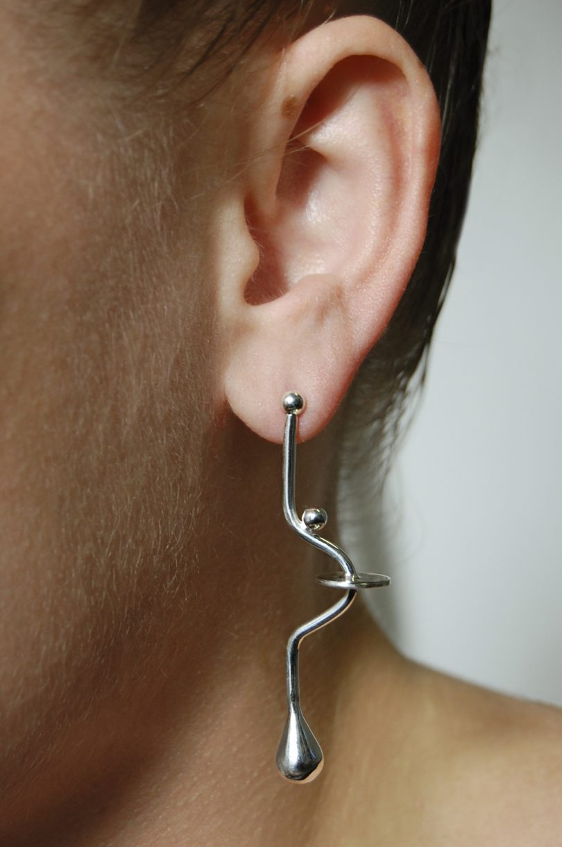 ear with earrings