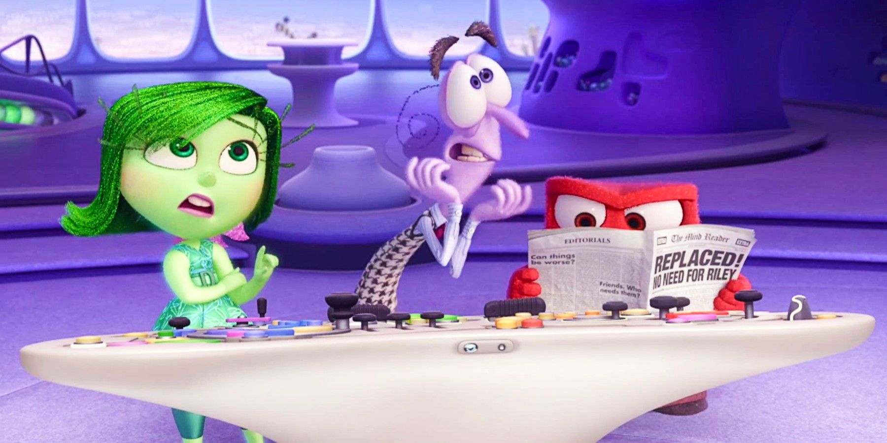 Disgust Fear and Anger in Inside Out