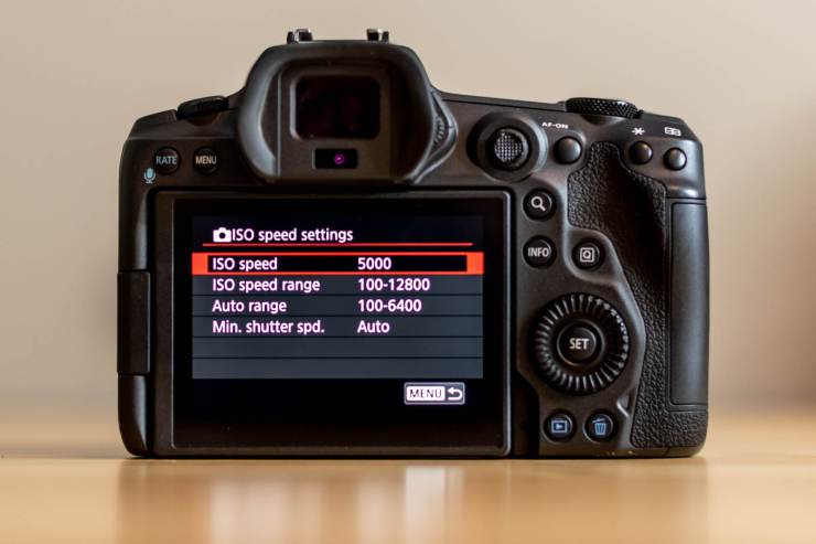 Canon R5 ISO Speed Settings