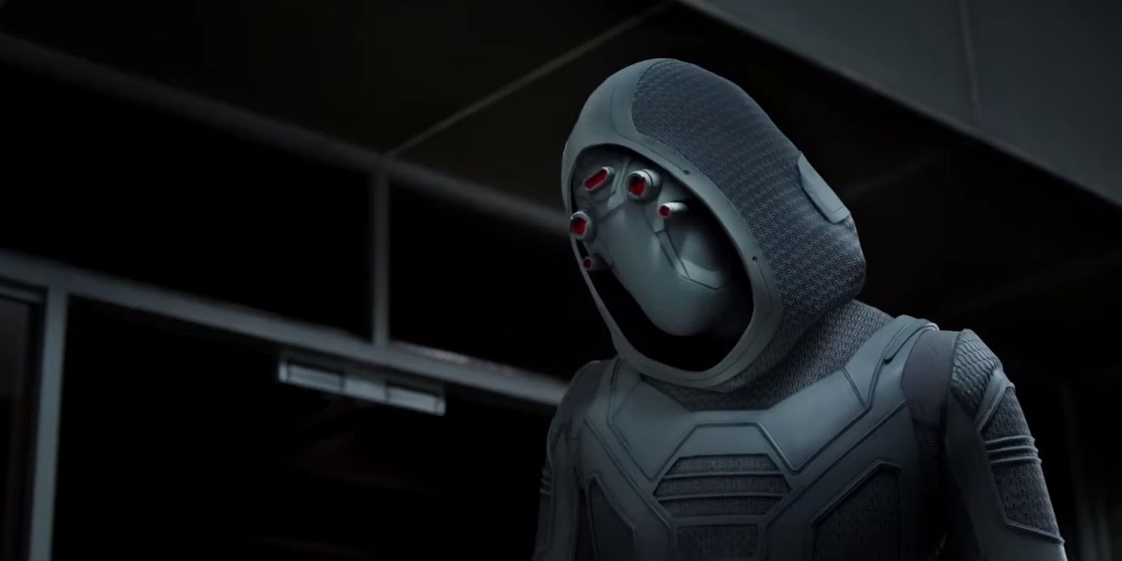 Ghost wearing her mask in Ant-Man and the Wasp