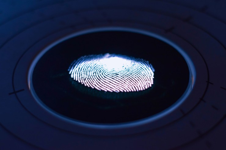  Fingerprint sensor photo by George Prentzas on Unsplash.