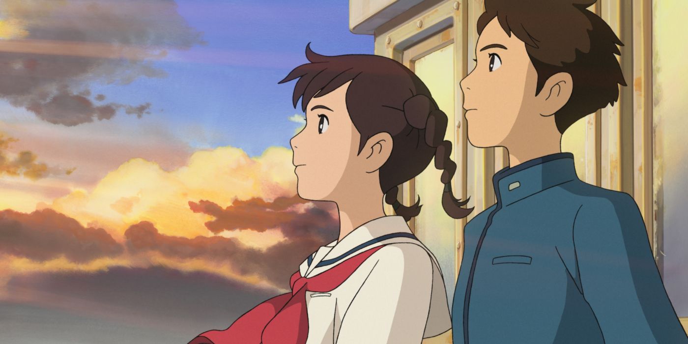 Umi and Shun look into the horizon in From up on Poppy Hill