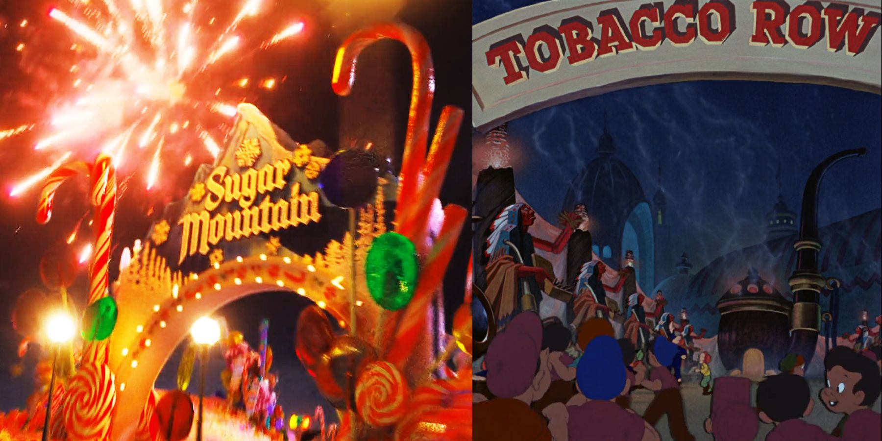 Sugar Mountain replaces Tobacco Row in the Pinocchio remake