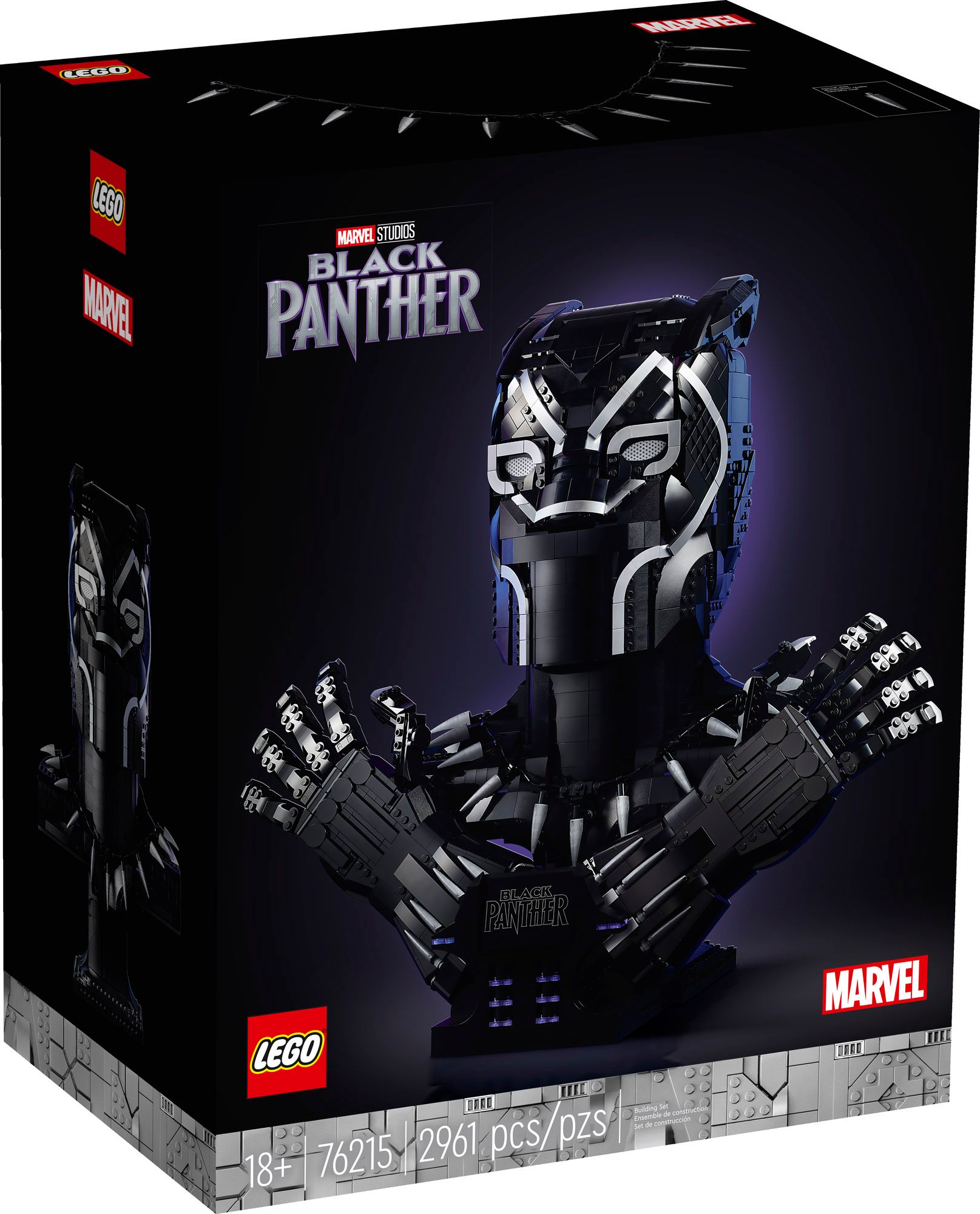 76215 LEGO Marvle Black Panther Bust Box 1