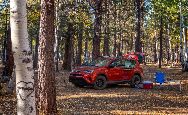 Toyota RV 4 car camping photo