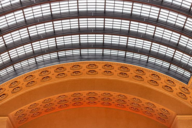 ceiling at Union Station Chicago 100mm