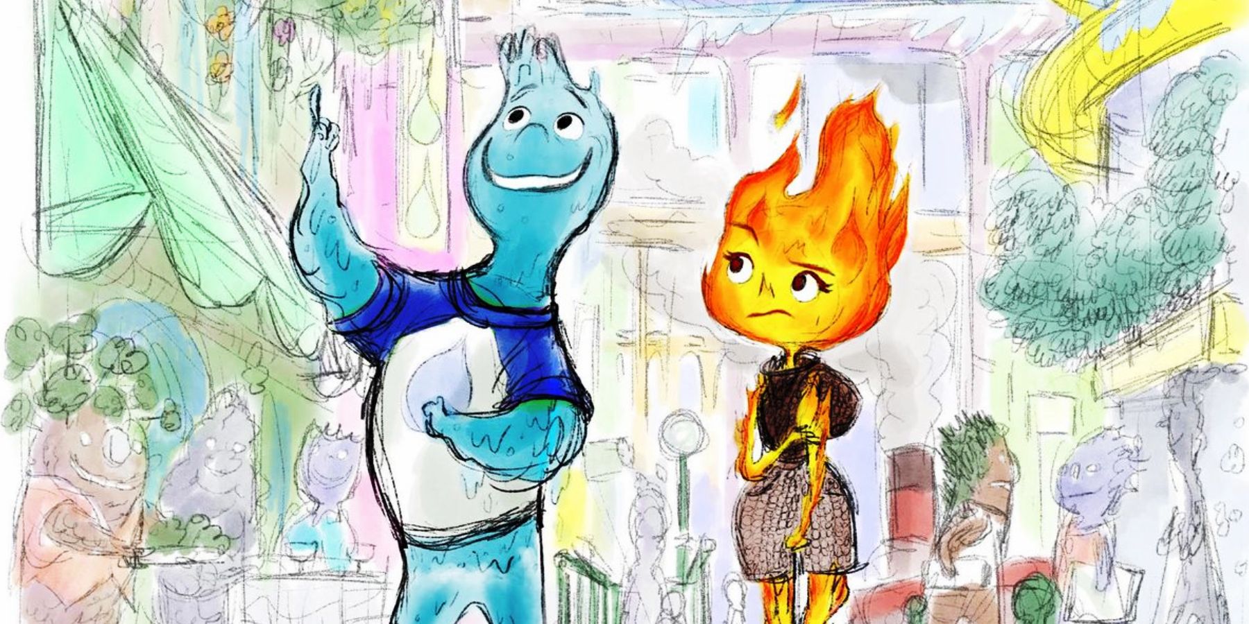 Water and Fire in Disney Pixar's Elemental