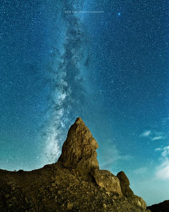 Milky Way, Trona Pinnacles
