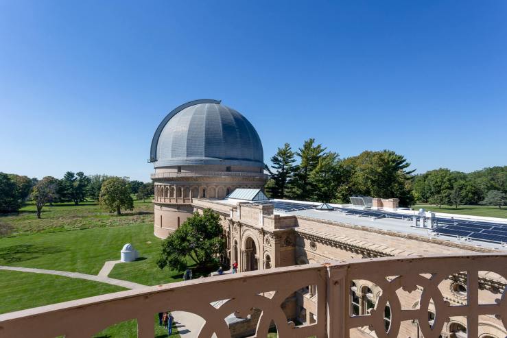 One of the domes at Yerkes Observatory