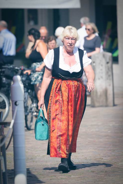 Women in traditional German dress Regensburg