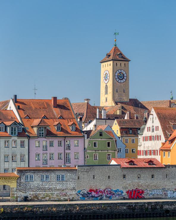 Regensburg, Germany city view