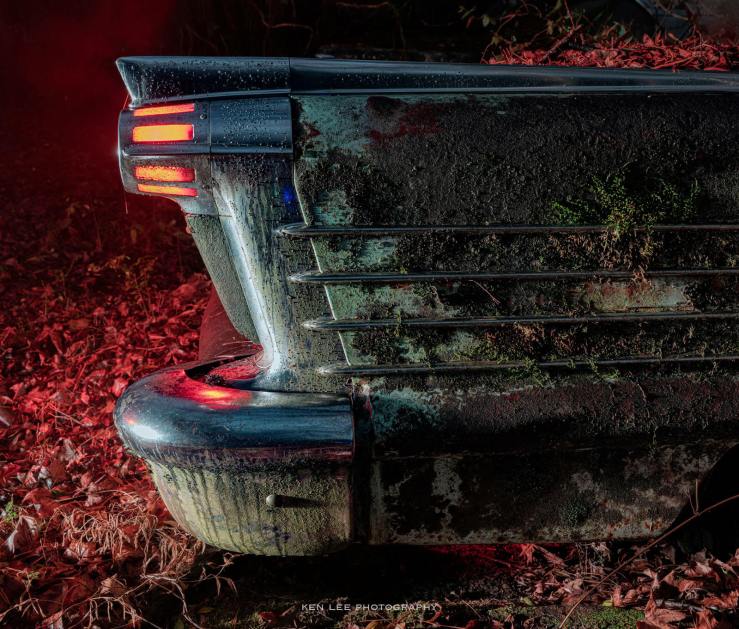 Light painting with RGB Critter 2.0, Old Car City USA, Georgia.