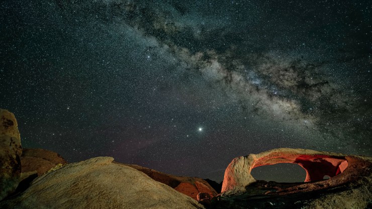 Milky Way, Mojave Desert, Southwestern US.