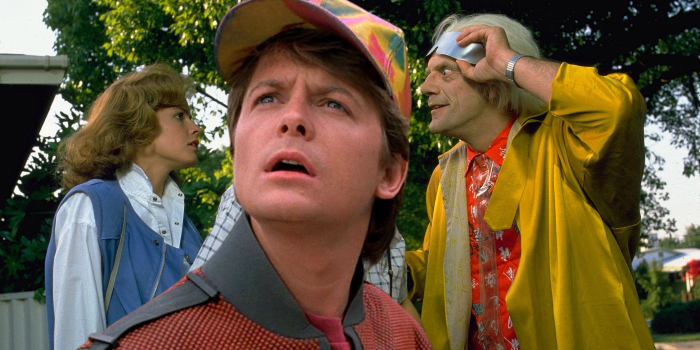 Back to the Future Marty McFly Jennifer Doc Brown